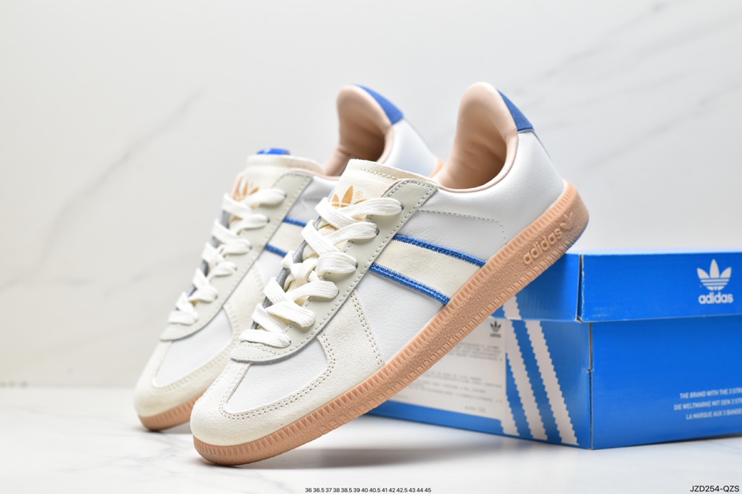 140 Adidas Originals BW Army 米白蓝三叶草德训鞋 HQ6457