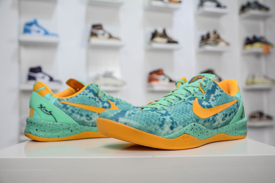 350 纯原Nike Kobe 8 System 科比8代复刻实战运动低帮文化篮球鞋 555035-304
