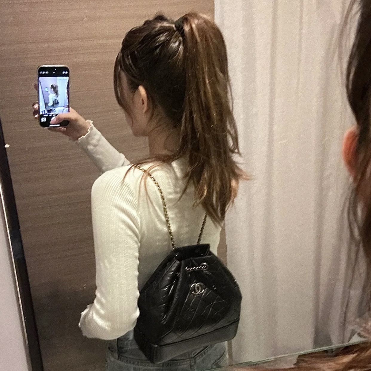 AAAAA+
 Chanel Taschen Rucksack Hohe Qualität perfekt
 Schwarz