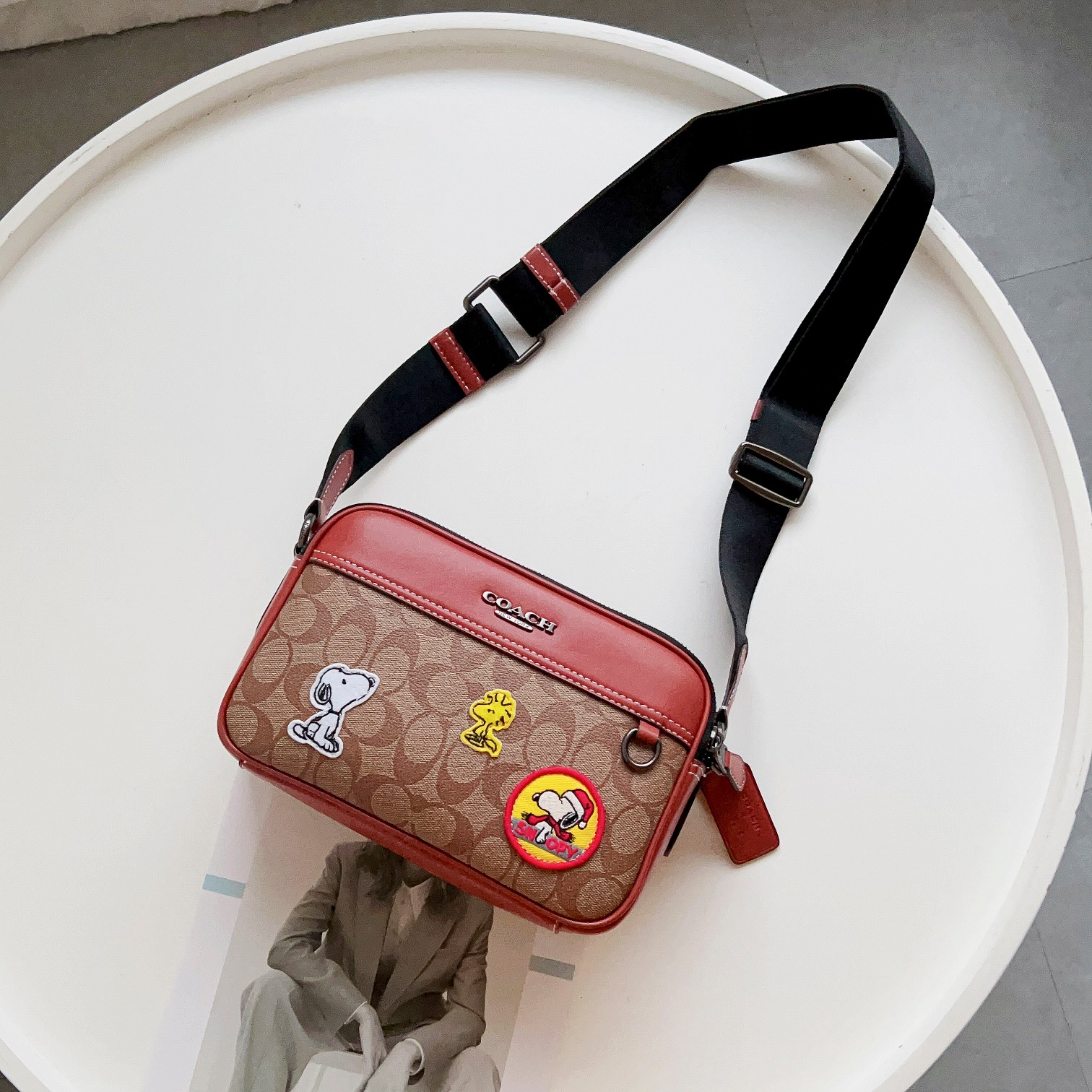 Coach C家 CE746 史努比男士相机包1231