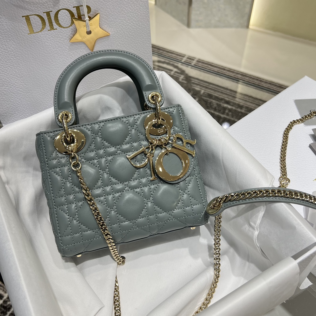 [𝗟𝗮𝗱𝘆 𝗗𝗿 Tres rejillas de piel de oveja totalmente de acero] Gris roca Artesanía avanzada La belleza de detalles …