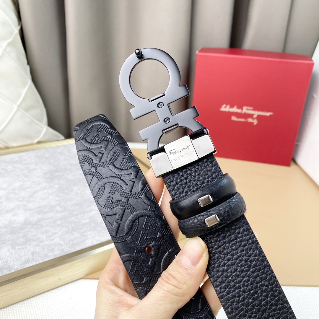 男士费拉柔软细腻百搭大方宽3.5CM