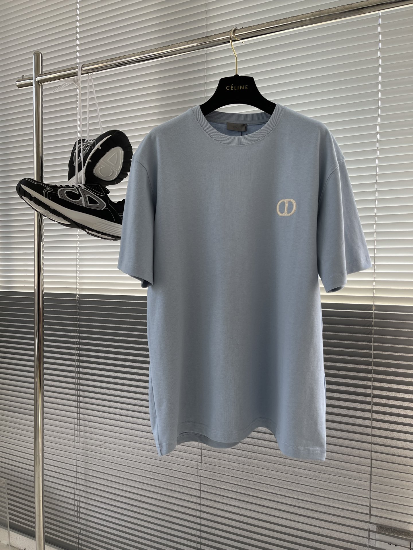 Dior Classic CD Embroidery T-Shirt, Timeless Design, Heavyweight Fabric 1 i1672304120 6560 0