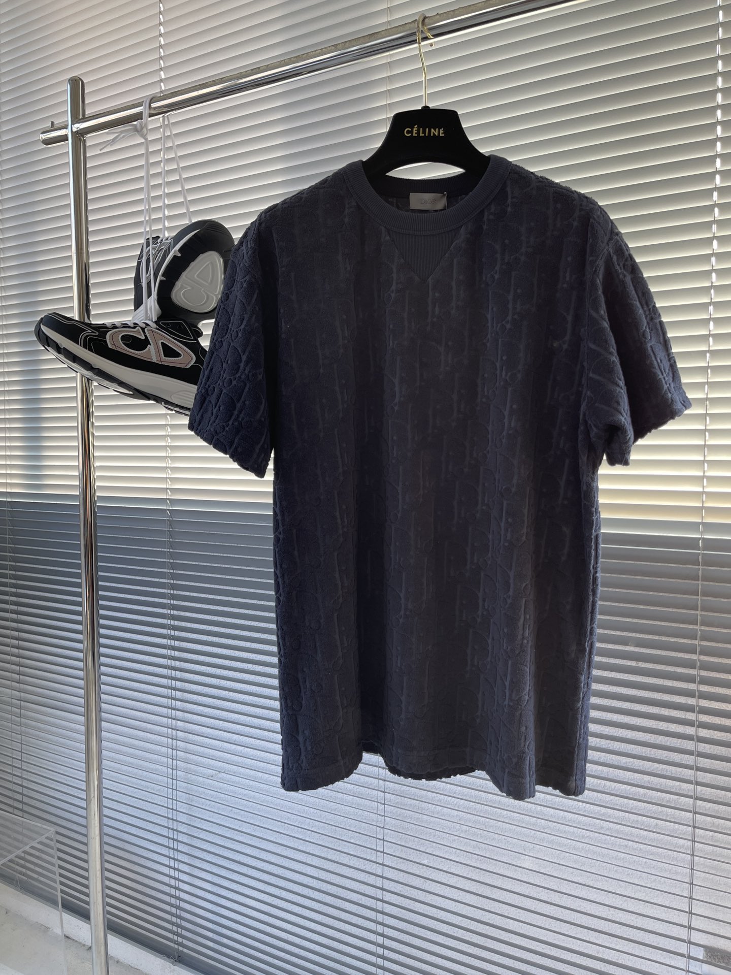 Dior 1:1
 Clothing T-Shirt Black Blue Brown Dark Sky White Unisex Cotton Spring Collection Fashion Short Sleeve