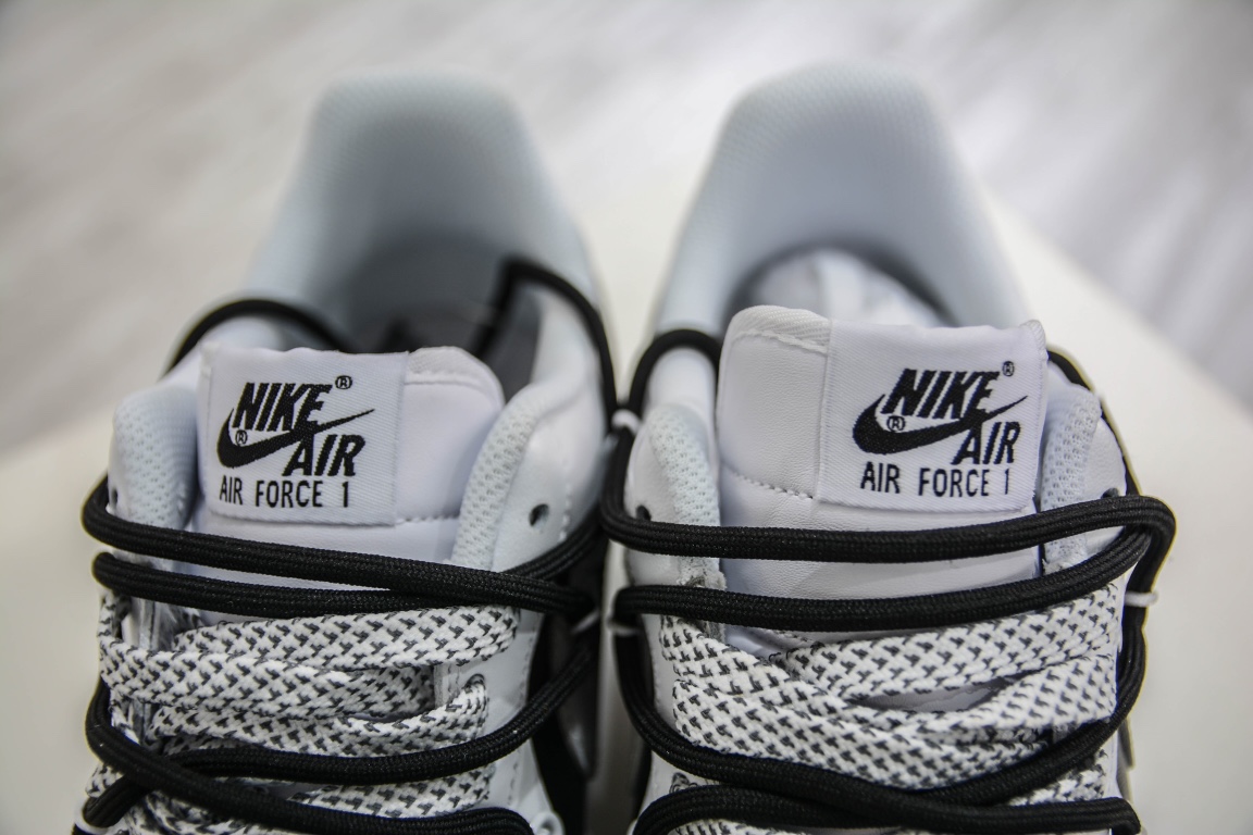 220 Off-White x Nike Air Force 1'07 Low”White/Black”空军一号CV1724-115