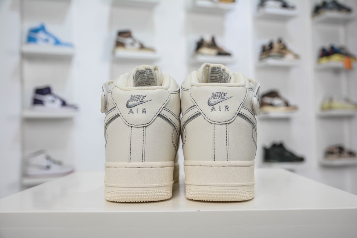 260 Nike Air Force 1 MID 米灰满天星 BY6899-691