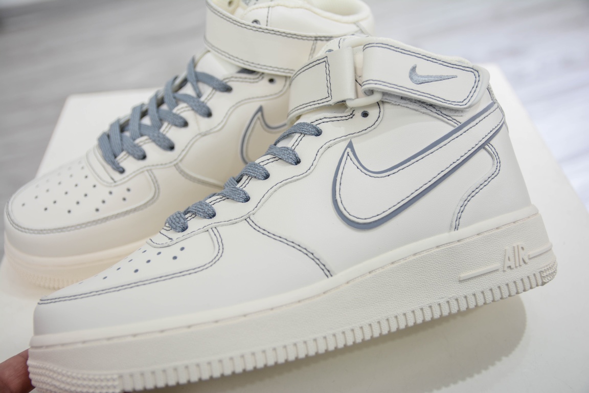 260 Nike Air Force 1 MID 米灰满天星 BY6899-691