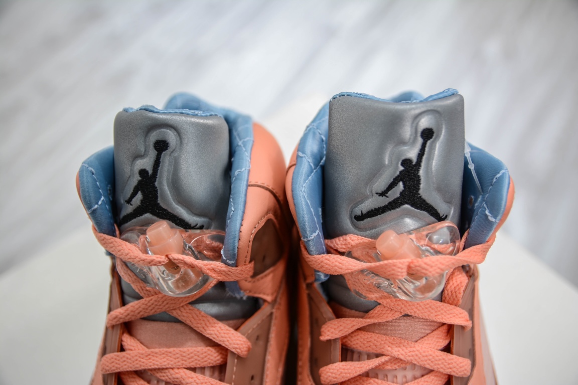 480 独家纯原供应 乔5 DJ Khaled x Air Jordan 5 “Crimson Bliss”联名橙 DV4982-641