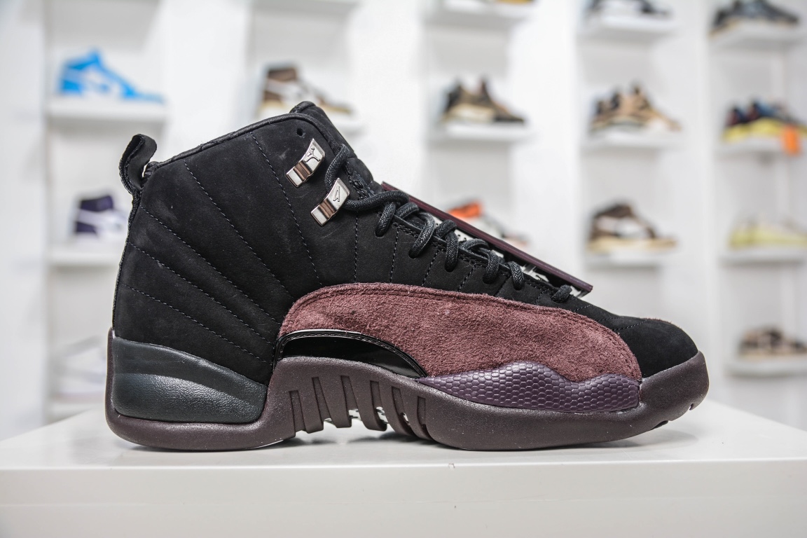 500 独家纯原出货乔12 Air Jordan 12 Retro AMM黑酒红 DV6989-001