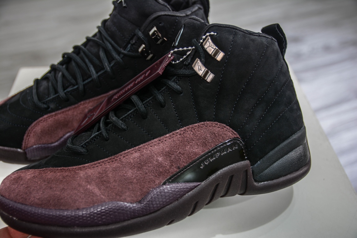 500 独家纯原出货乔12 Air Jordan 12 Retro AMM黑酒红 DV6989-001