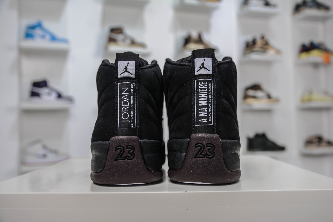 500 独家纯原出货乔12 Air Jordan 12 Retro AMM黑酒红 DV6989-001