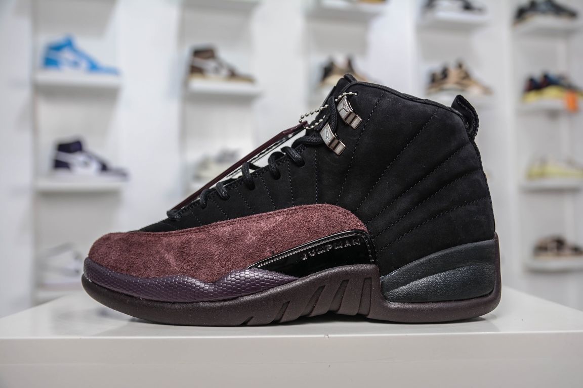 500 独家纯原出货乔12 Air Jordan 12 Retro AMM黑酒红 DV6989-001