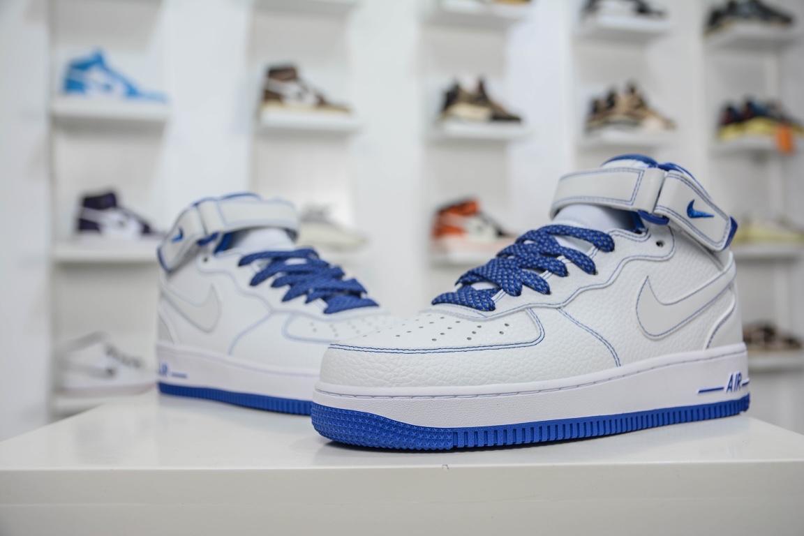 260 全新版本  Nike Air Force 1 Mid 马克线满天星 MK0619-233