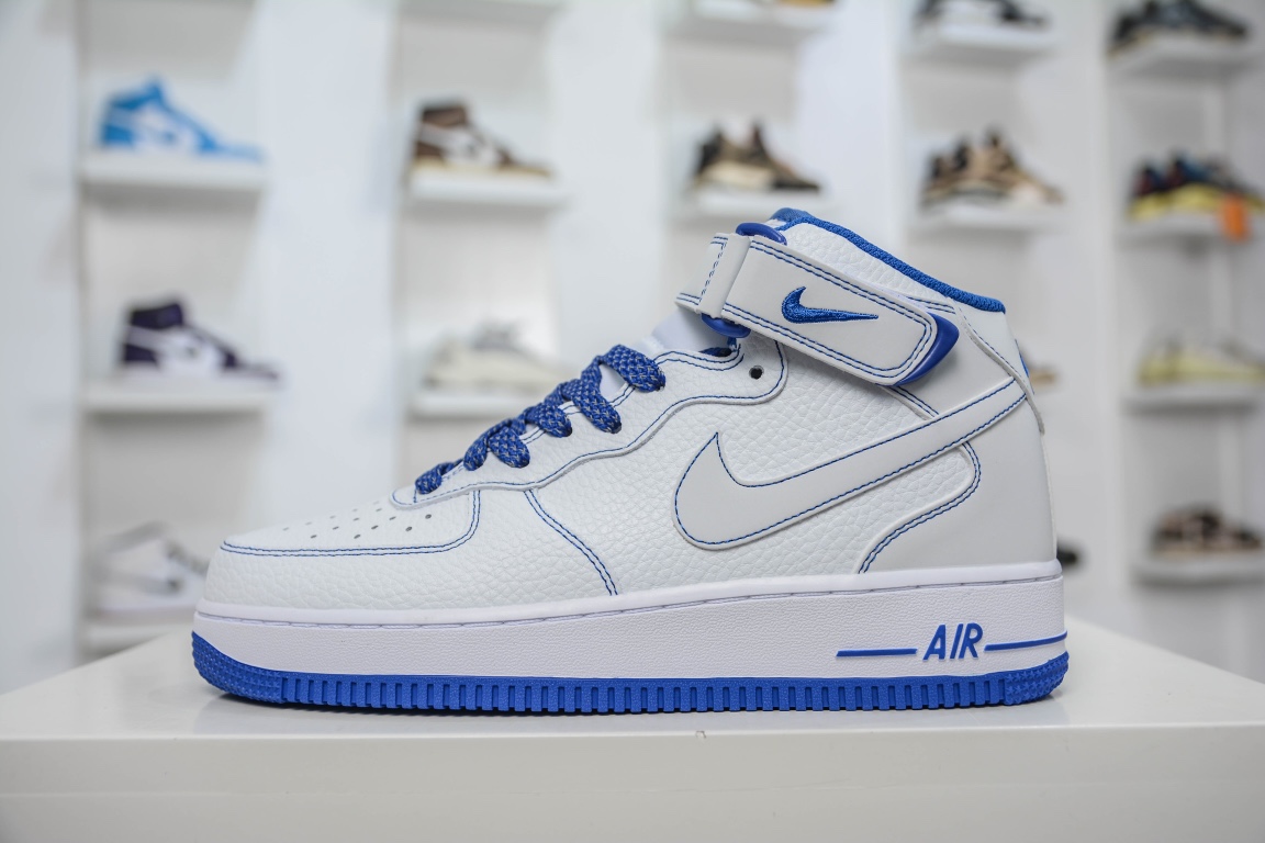 260 全新版本  Nike Air Force 1 Mid 马克线满天星 MK0619-233