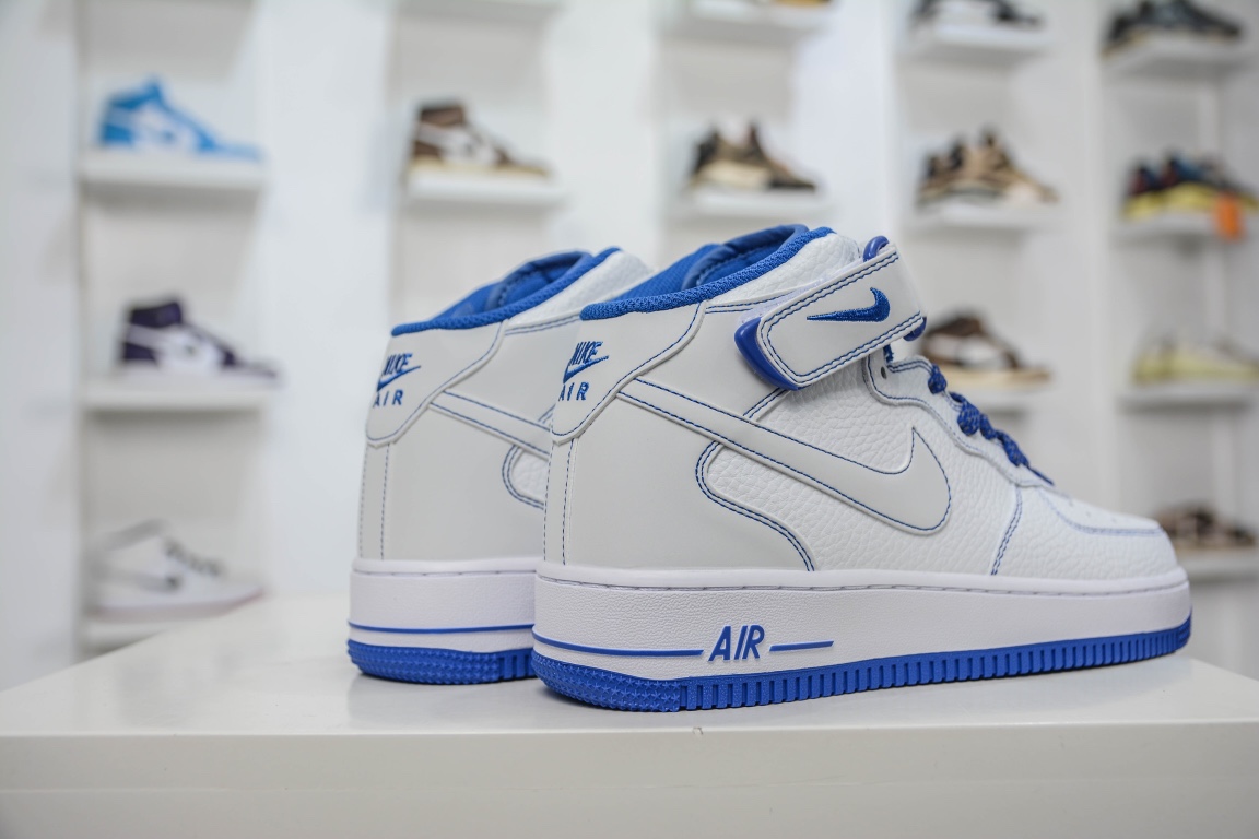 260 全新版本  Nike Air Force 1 Mid 马克线满天星 MK0619-233