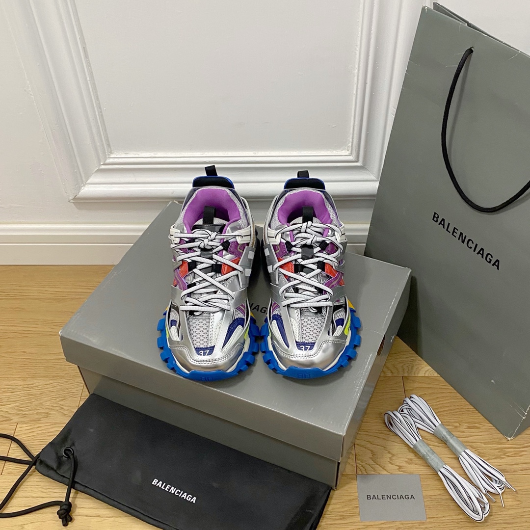 Color caramelo Balenciaga · Balenciaga 2022ss nuevo nuevo color Track 3.0 zapatos para papá de tercera generación zapat…