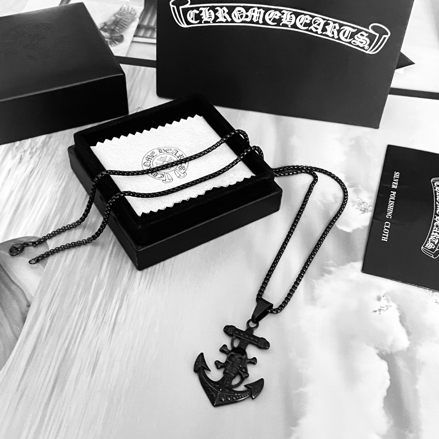 Chrome Hearts Jewelry Necklaces & Pendants Highest quality replica
 Black Gold Unisex Vintage