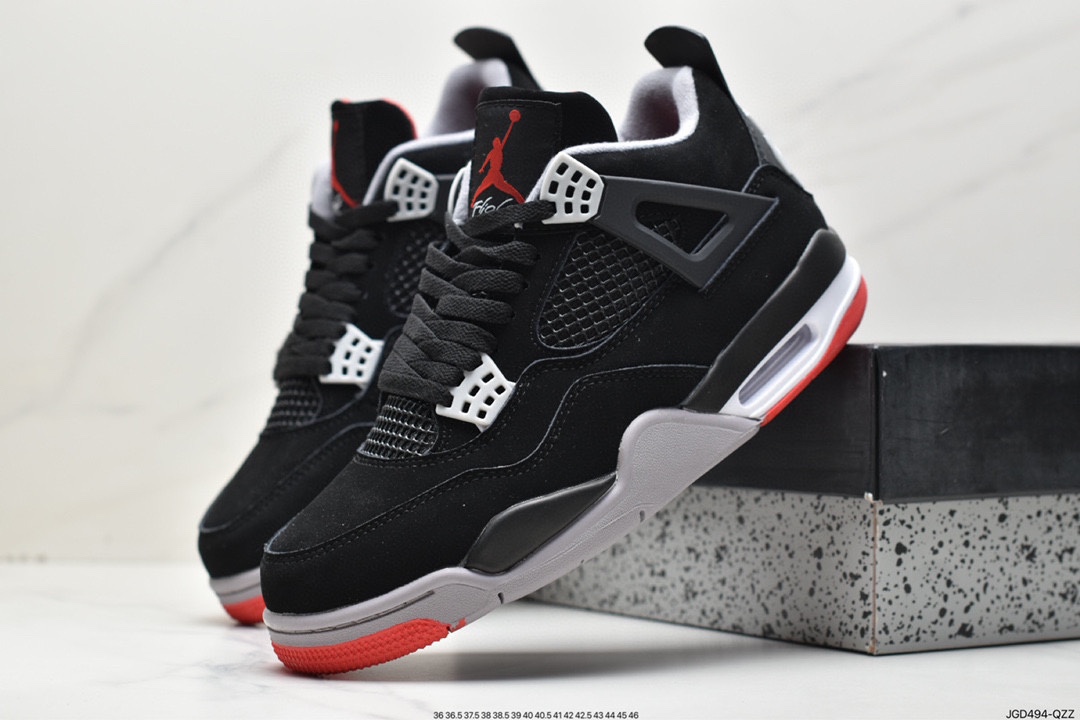 180 Nike Air Jordan 4 Retro OG"Fire Red"迈克尔·乔丹AJ4代中帮308497-060