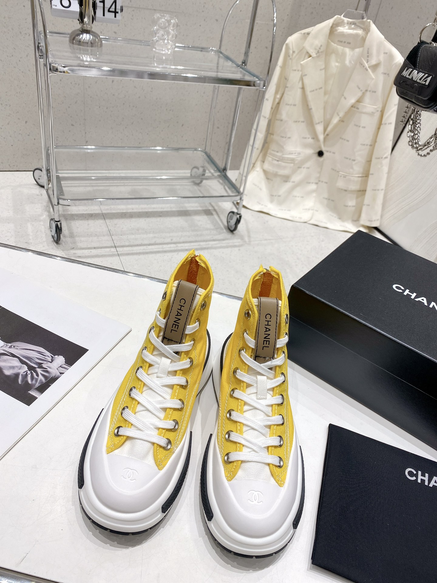 Chanel Chanel Chanel últimos zapatos de galleta de fondo grueso son actualmente los zapatos de galle