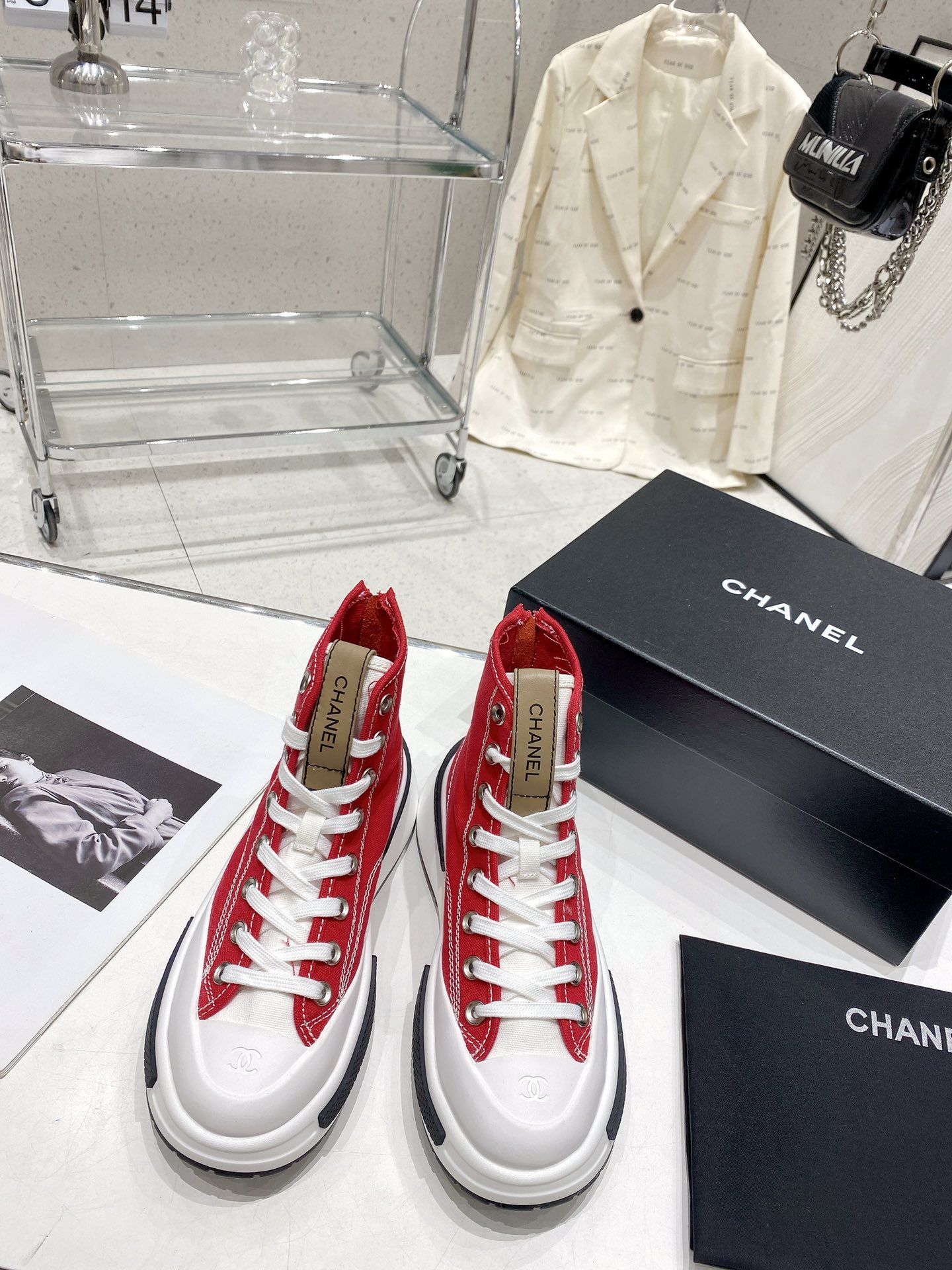Chanel Chanel Chanel últimos zapatos de galleta de fondo grueso son actualmente los zapatos de galle