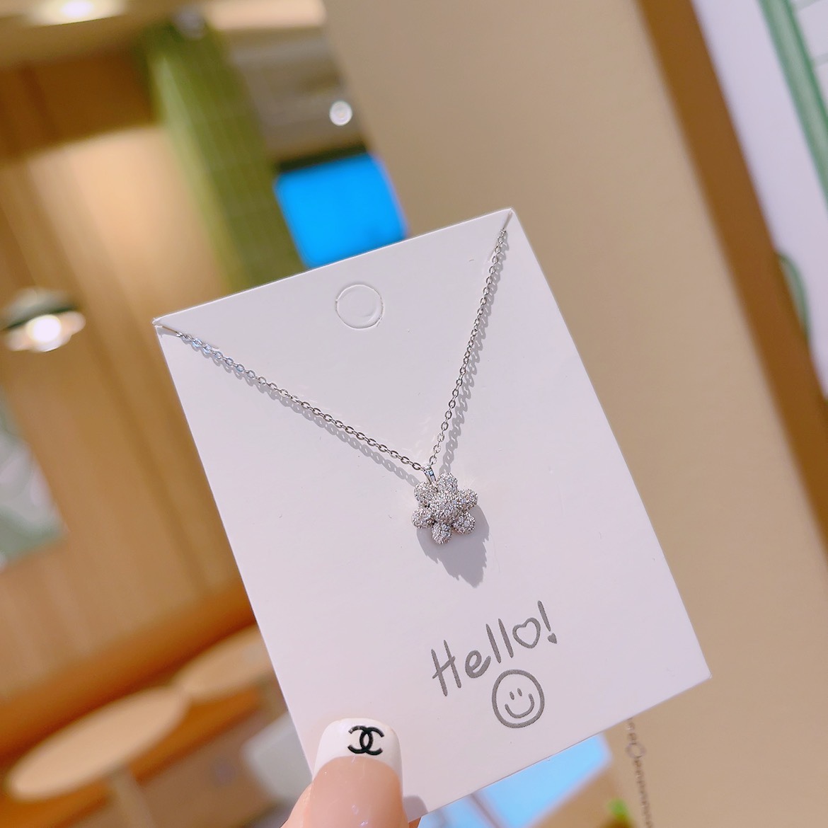 繊細S925スターリングシルバーネックレスゴールド 母の誕生日