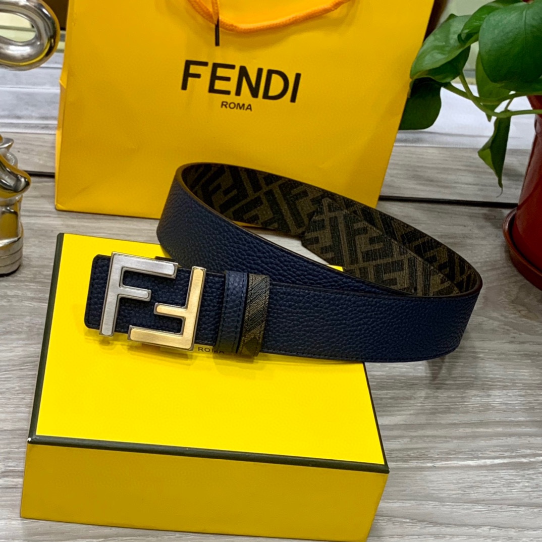 FENDI芬迪专柜同款宽4.0CM双