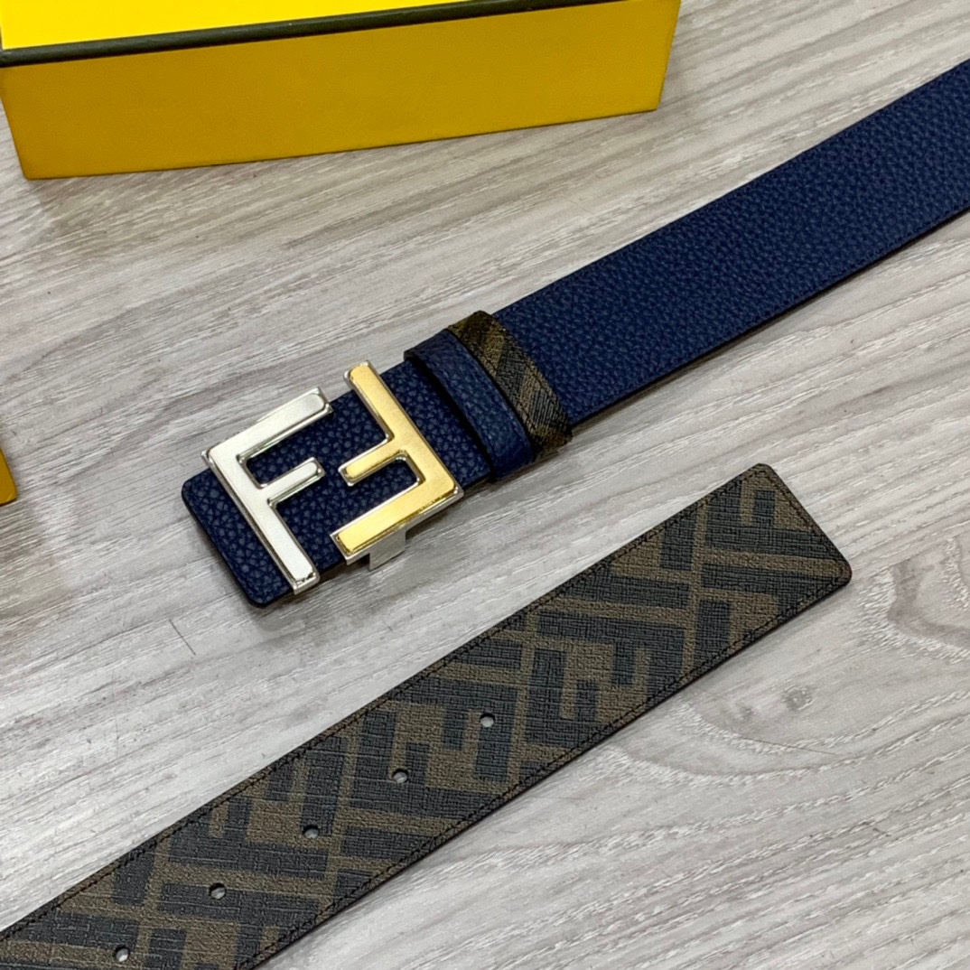 FENDI芬迪专柜同款宽4.0CM双