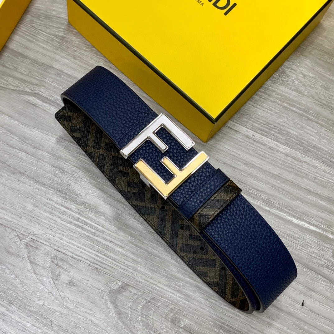 FENDI芬迪专柜同款宽4.0CM双