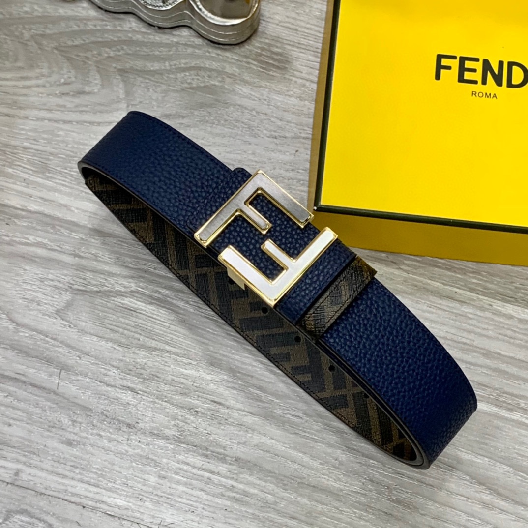 FENDI芬迪专柜同款宽4.0CM双