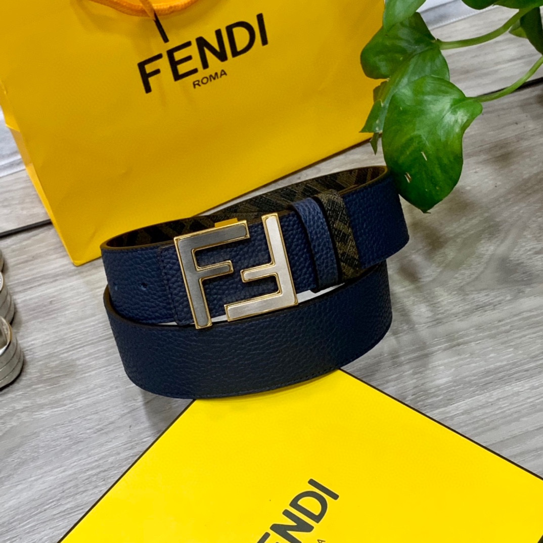 FENDI芬迪专柜同款宽4.0CM双