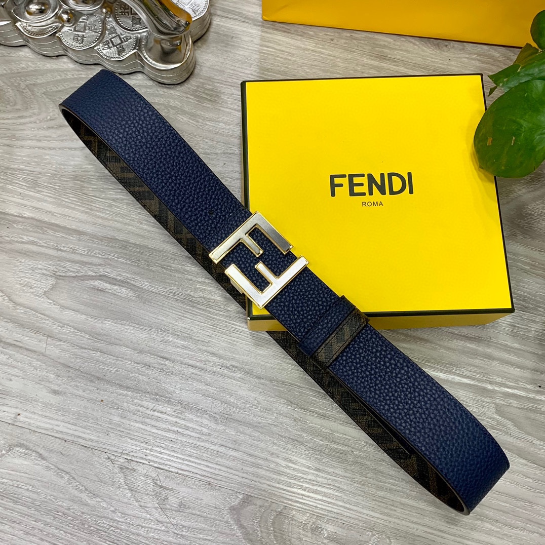 FENDI芬迪专柜同款宽4.0CM双