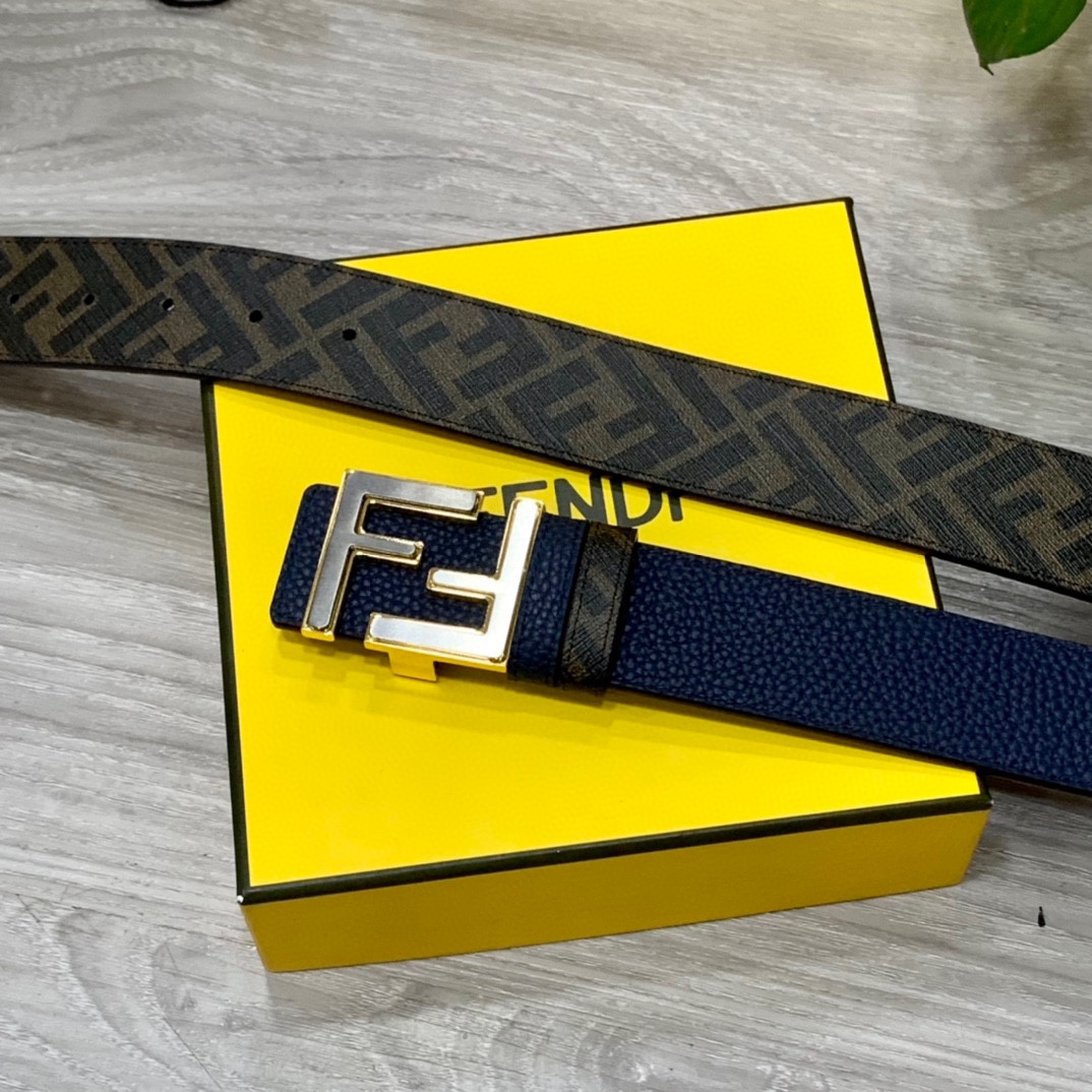 FENDI芬迪专柜同款宽4.0CM双