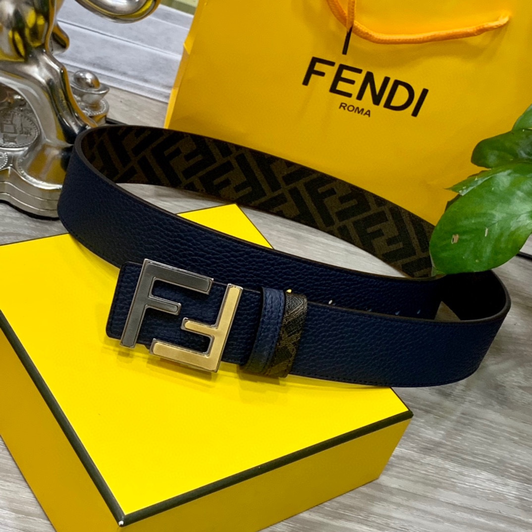 FENDI芬迪专柜同款宽4.0CM双