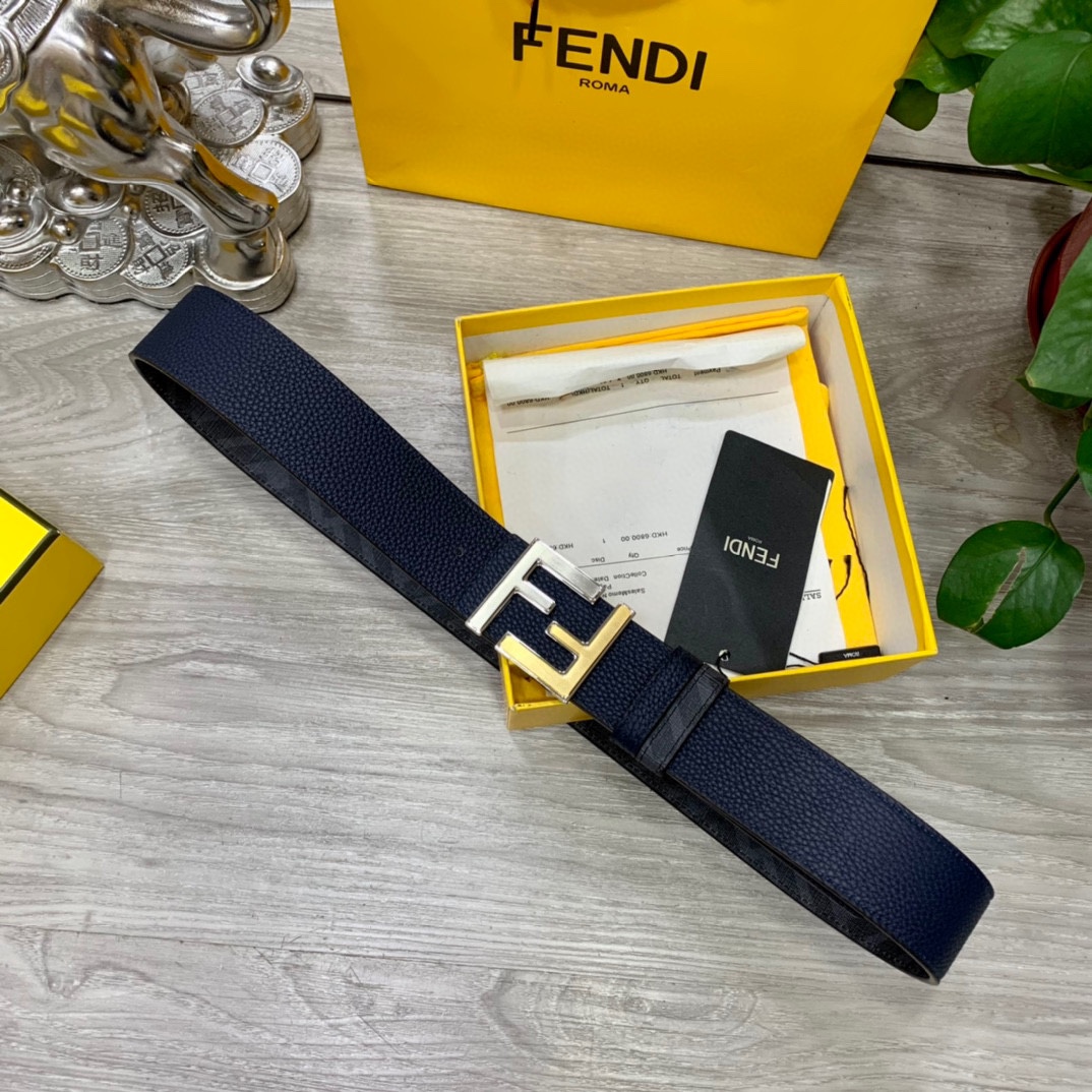 FENDI芬迪专柜同款宽4.0CM双