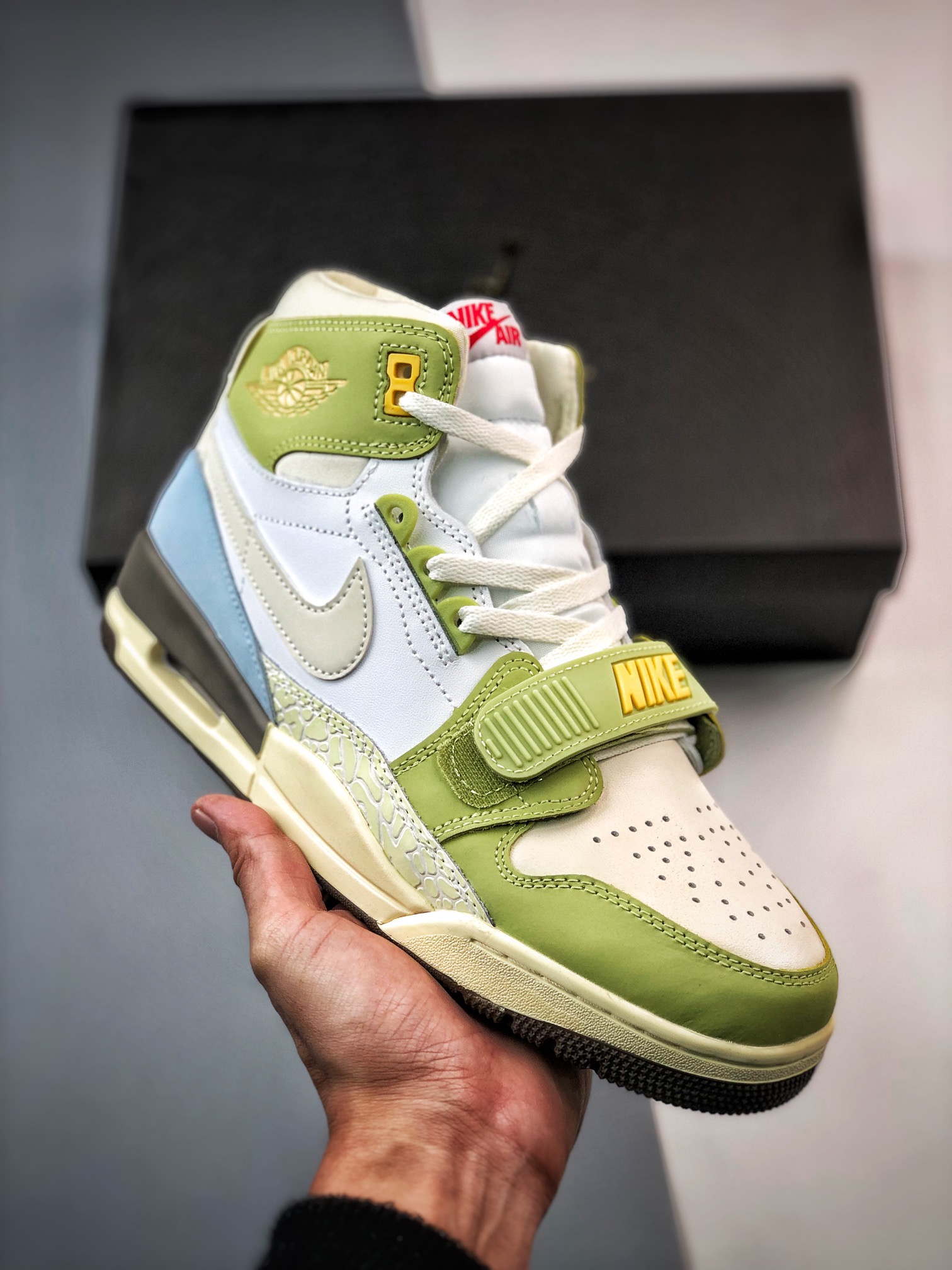 260 Air Jordan Legacy 312 白绿 高帮纯原头层最强版本 FD9907-111