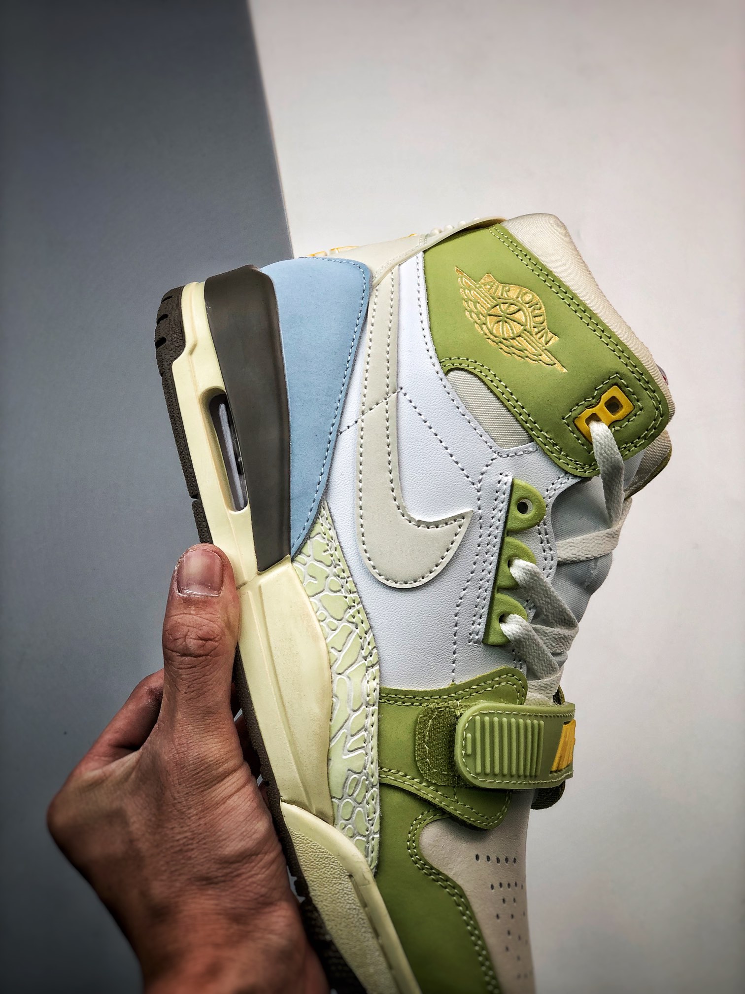260 Air Jordan Legacy 312 白绿 高帮纯原头层最强版本 FD9907-111