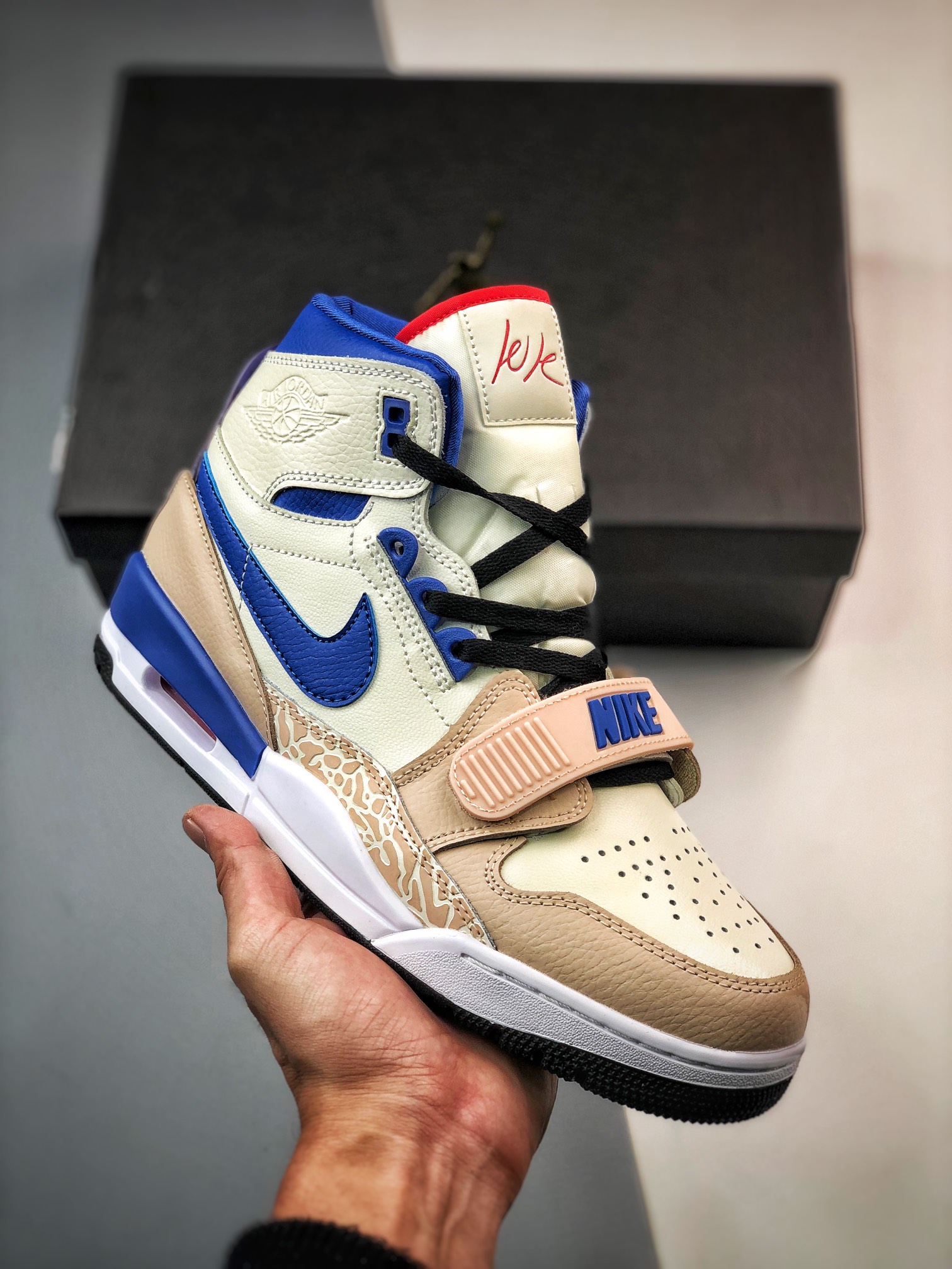 260 Air Jordan Legacy 312 白卡其蓝 高帮纯原头层最强版本 CD7068-106