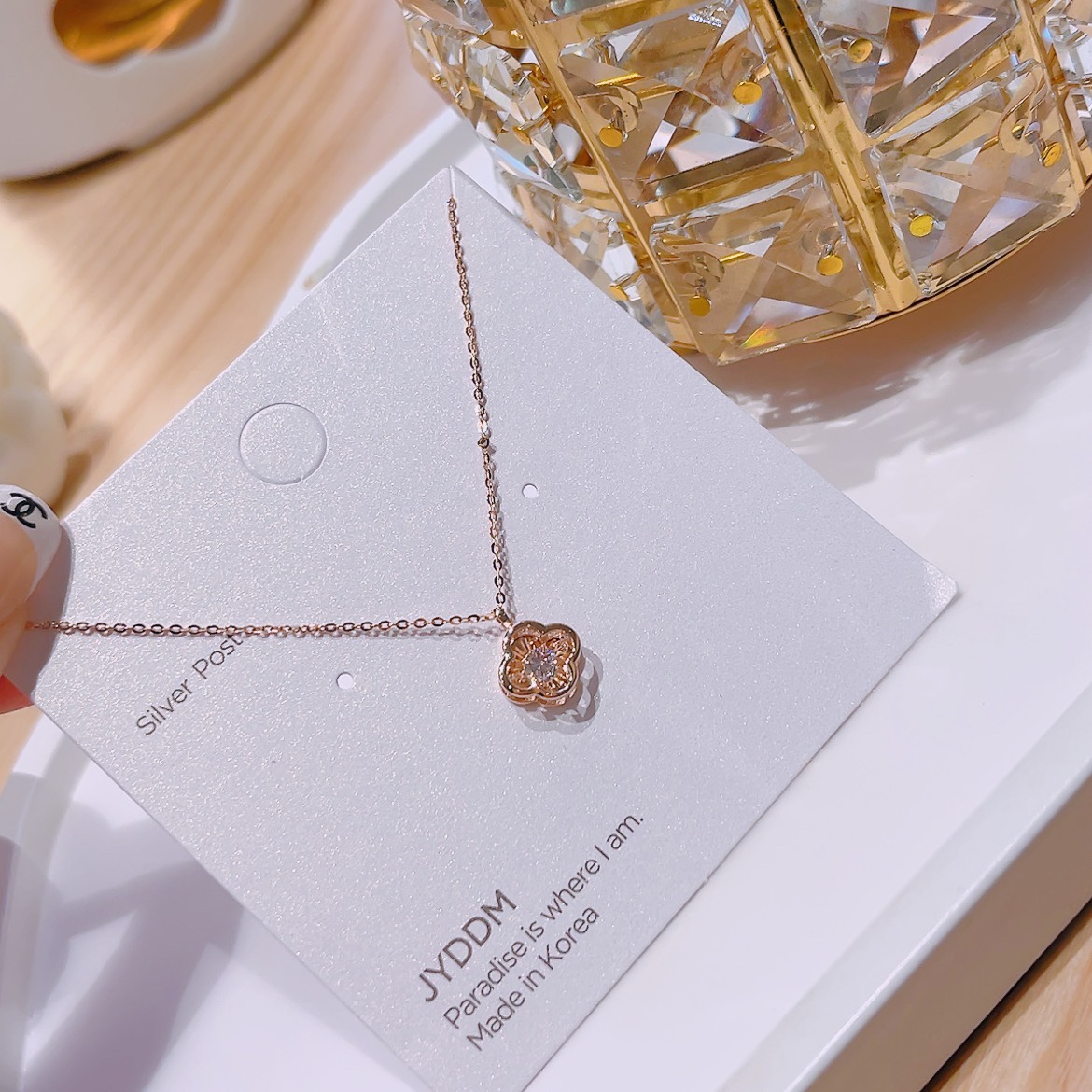 Fine Silver Necklace Minimalist Mother's Day Gold