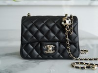 Chanel Classic Flap Bag Crossbody & Shoulder Bags Buy 2023 Replica
 Black White Damier Azur Casual