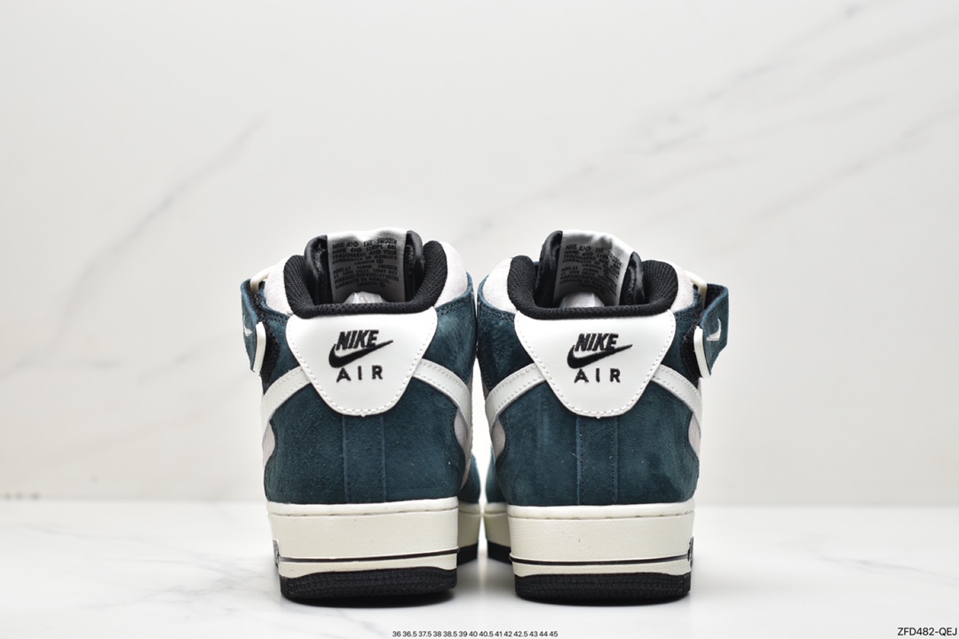 Air Force 1 MID gray blue green suede DE6933-865