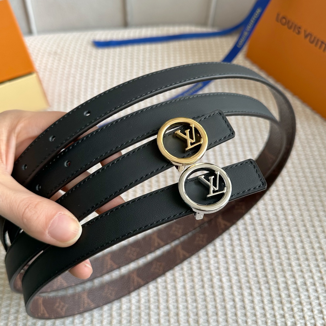 Louis Vuitton Belts Women Calfskin Cowhide