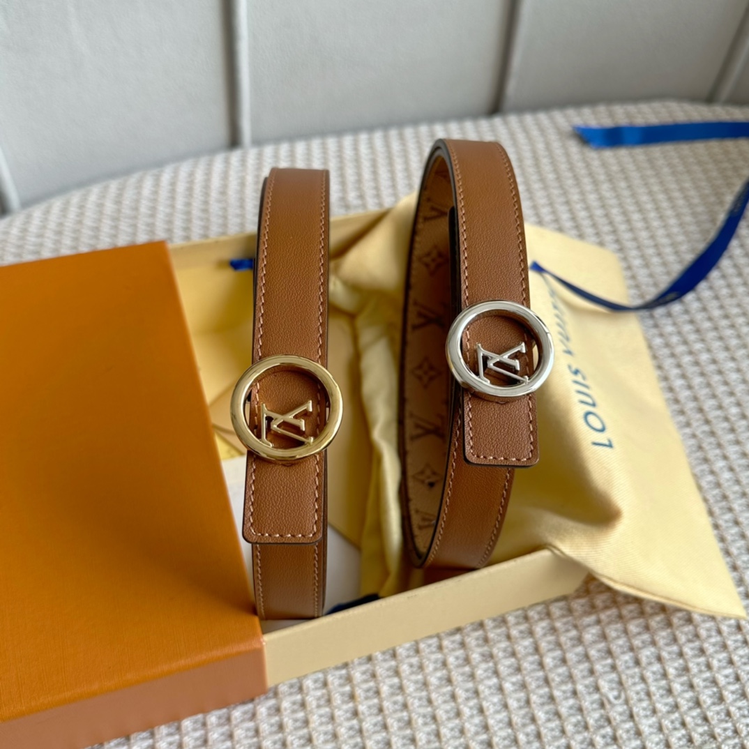 Louis Vuitton Belts Women Calfskin Cowhide