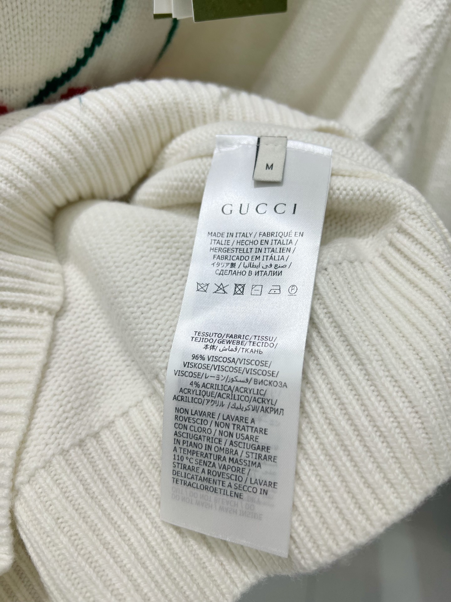 2023Gucci 23WF🆕新款！樱桃针织长袖毛衣