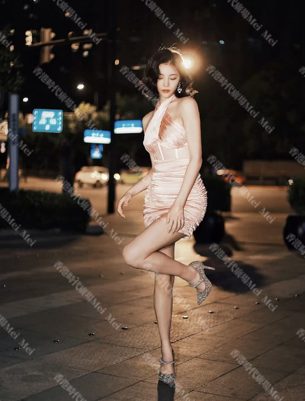 NO:616874,Goddess series, half-drag high heels, high heels19860909女神系列,半拖高跟鞋,high heels,Women's Shoes