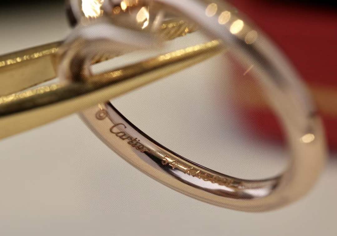 Cartier Cartier 款钉子戒指，头尾无钻戒指
