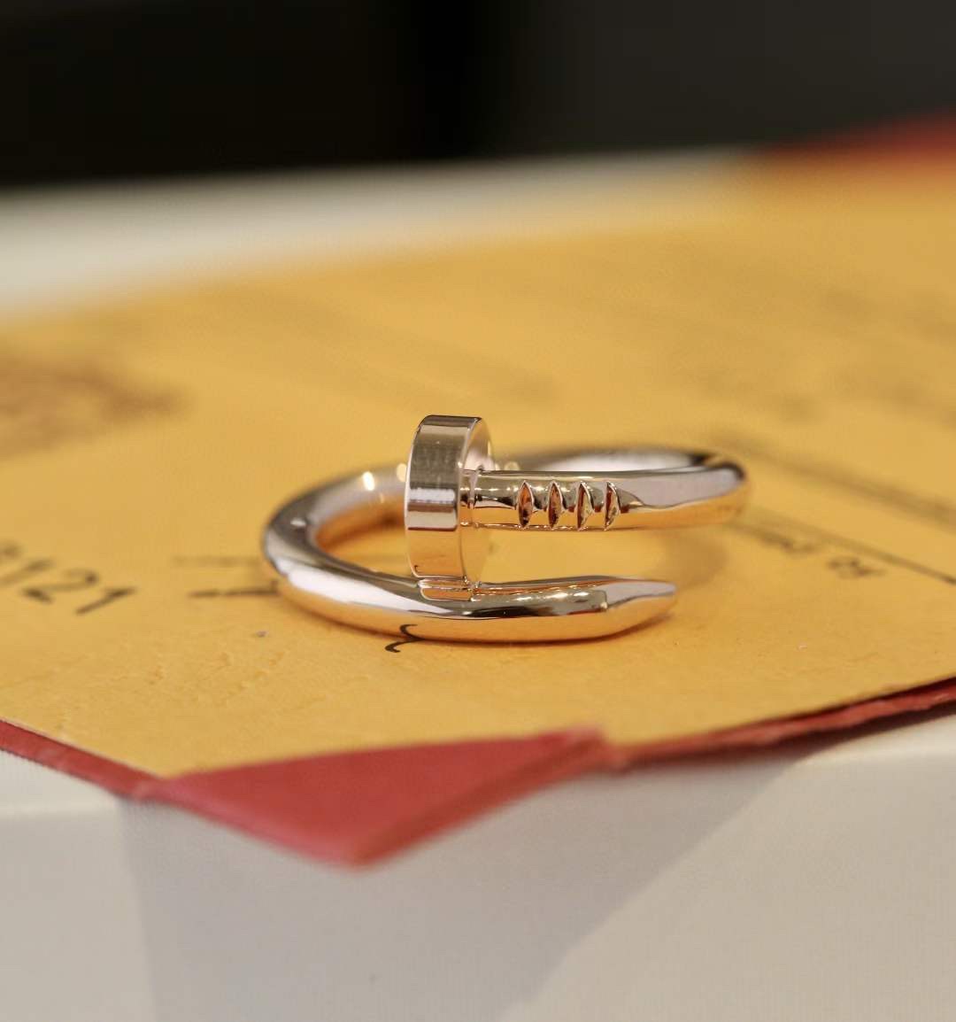 Cartier Cartier 款钉子戒指，头尾无钻戒指