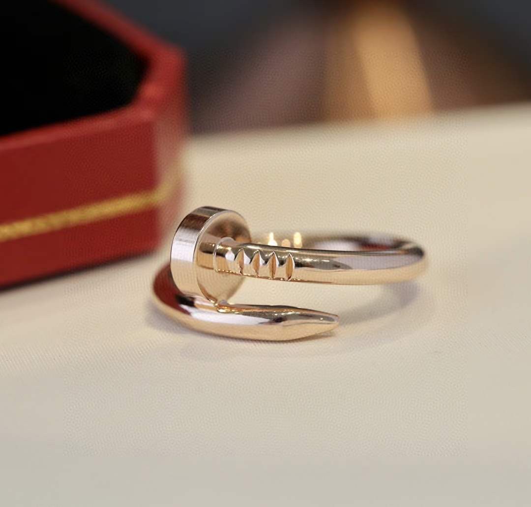 Cartier Cartier 款钉子戒指，头尾无钻戒指