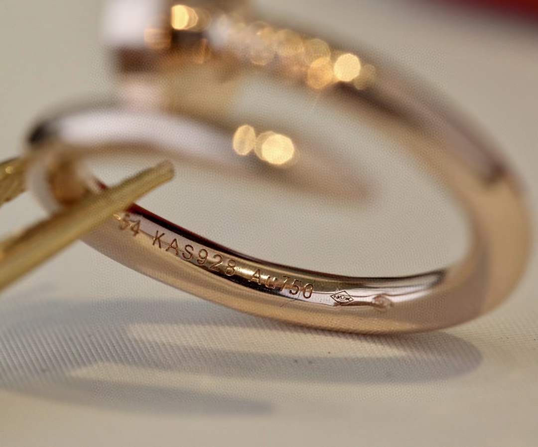 Cartier Cartier 款钉子戒指，头尾无钻戒指