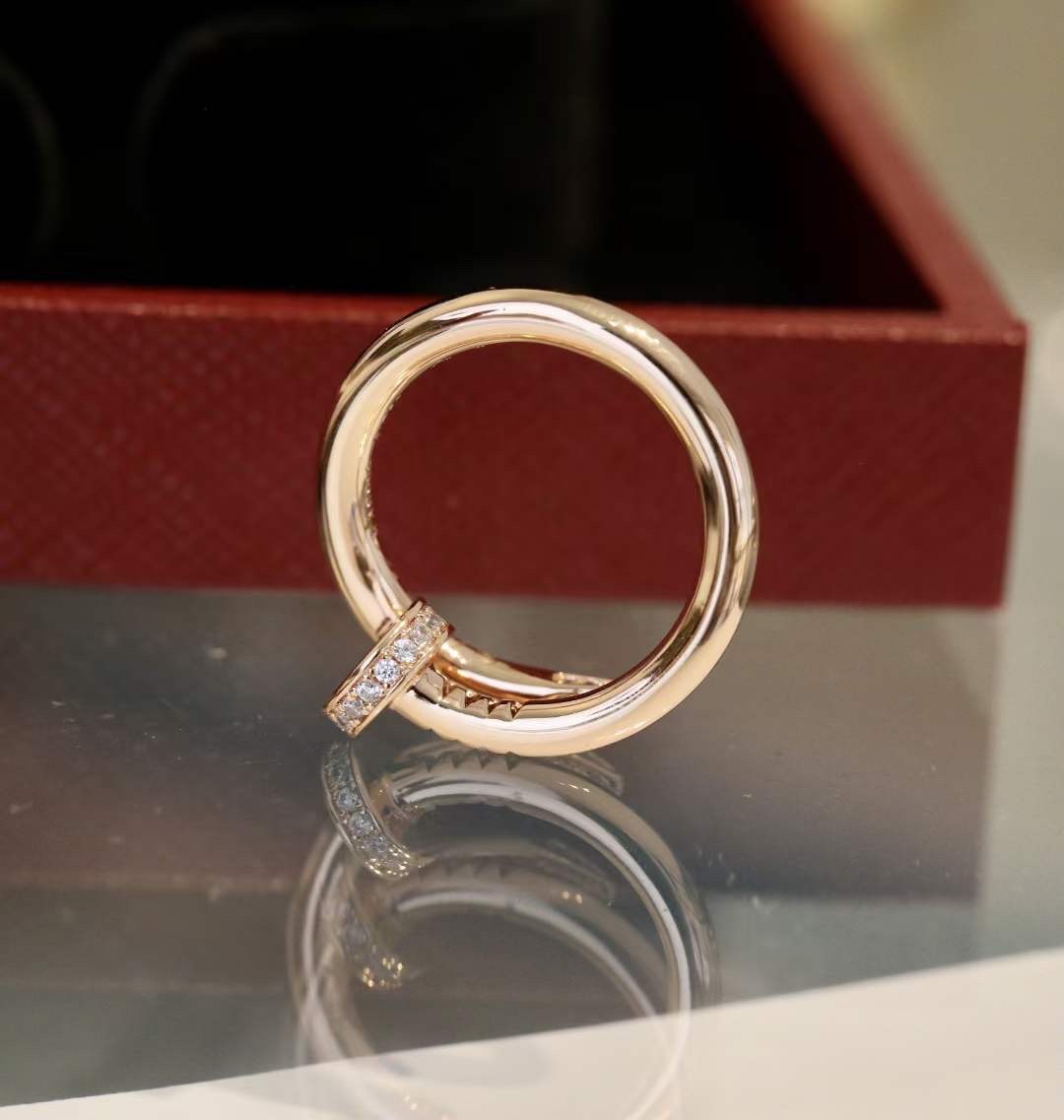 Cartier Cartier 款钉子戒指，头尾钻戒指