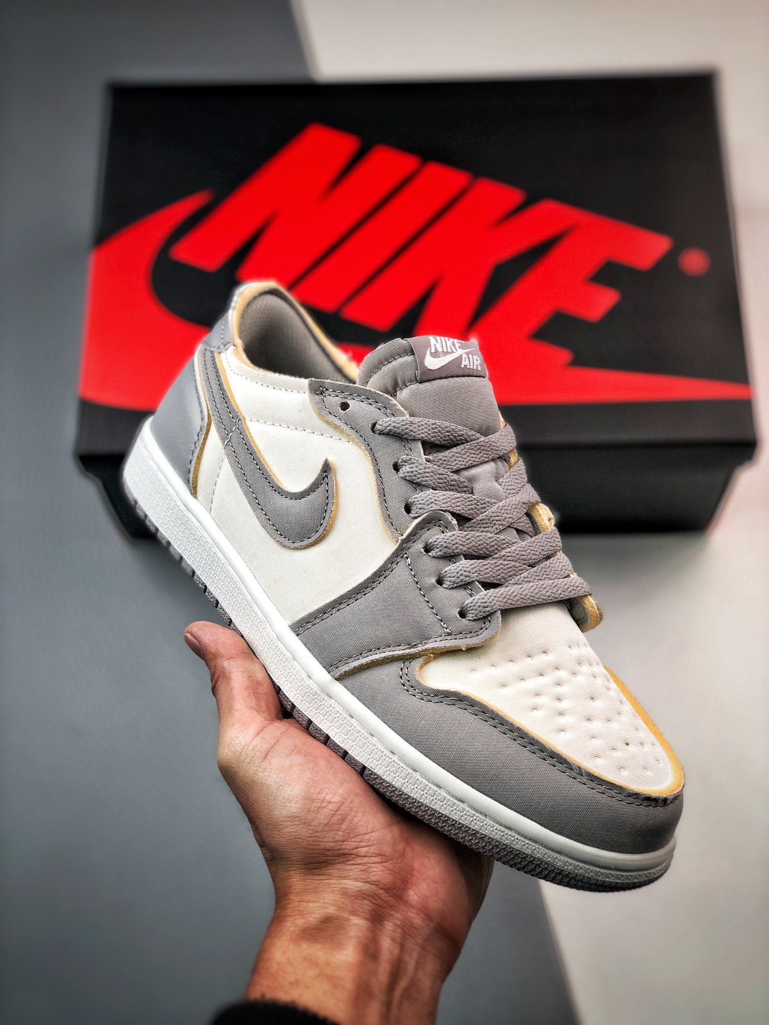 220 Air Jordan 1 Low OG EX 解构白灰DN1635-002